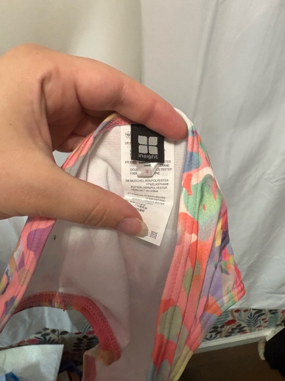 Multicolor Ruffle One-Piece Swimsuit - Picture 4 of 5